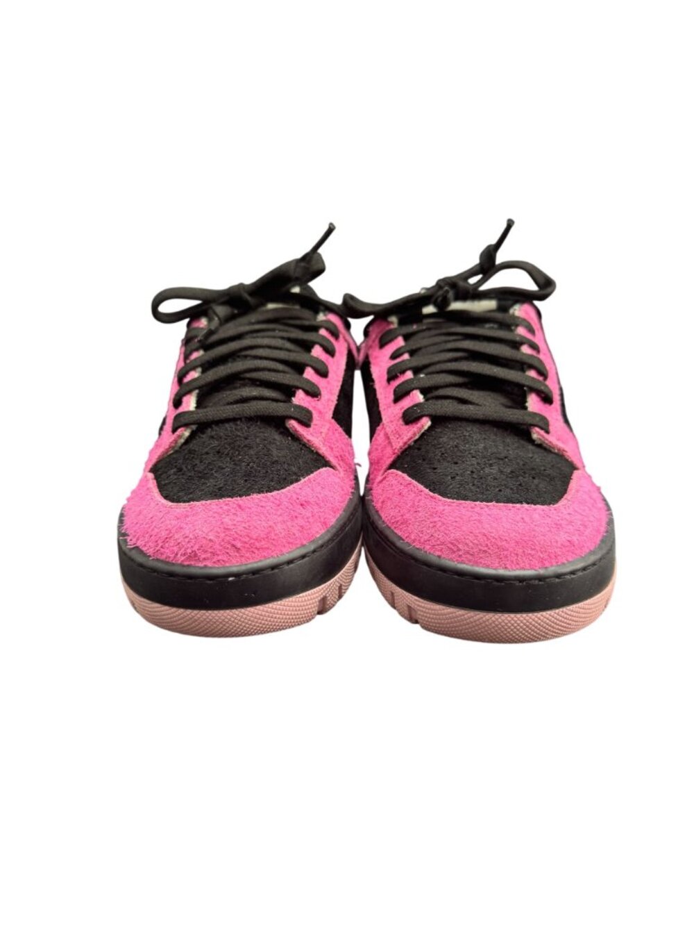 P448 Mason Women's Colorblock Suede Low Top Sneaker Pink/Black, Size 38 NWOB - Picture 4 of 9